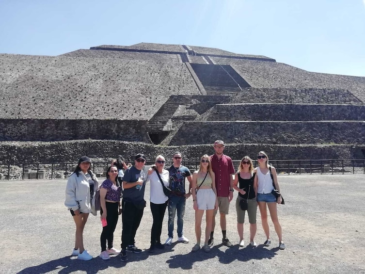 Guadalupe Shrine & Pyramids Teotihuacan Tour-Optional Lunch