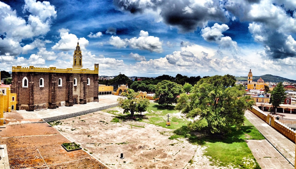 Stunning architecture in Cholula, Puebla