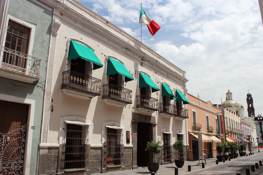 Apartments and buildings in Cholula, Puebla
