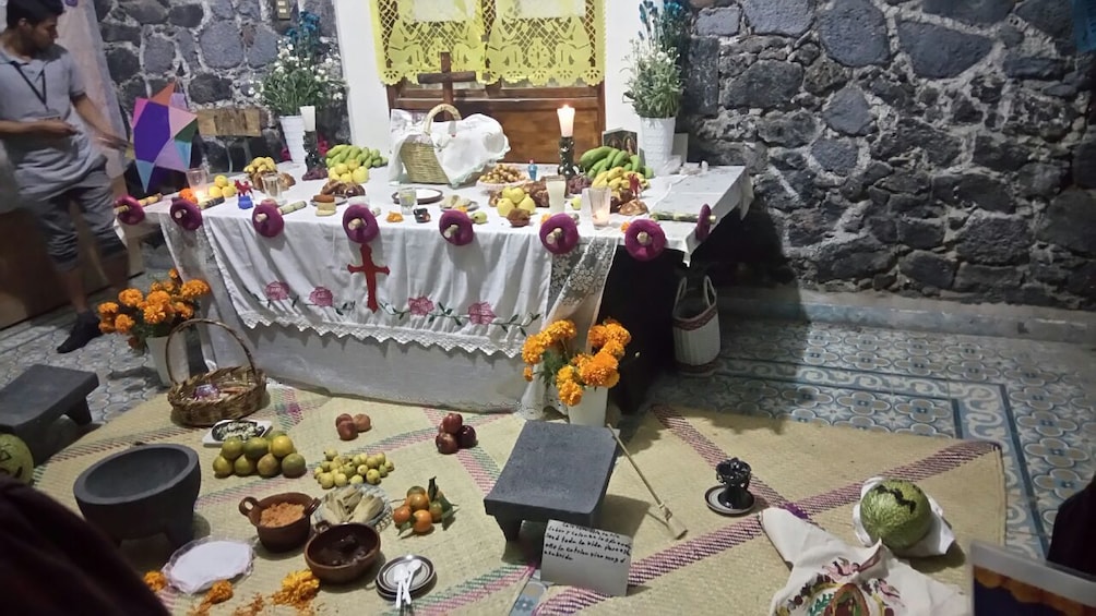 Day of the Dead shrine in Mexico