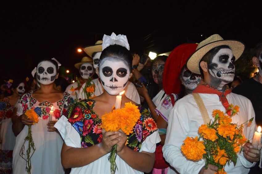 Day of the Dead parade in Mexico