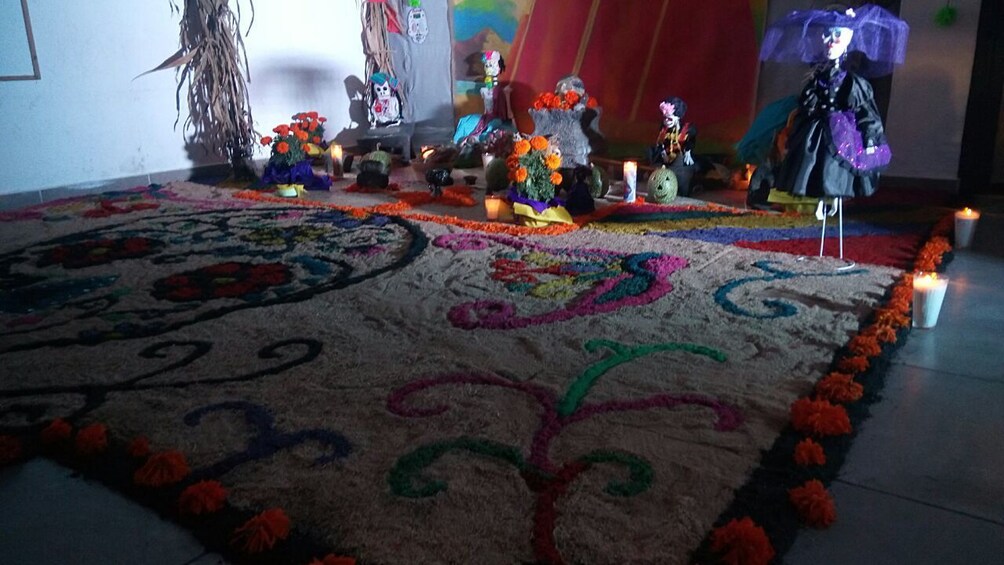 Day of the Dead shrine in Mexico