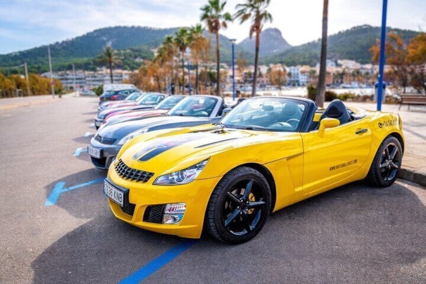 4.5h tour of Mallorca Driving Cabrio GT 300CV Car