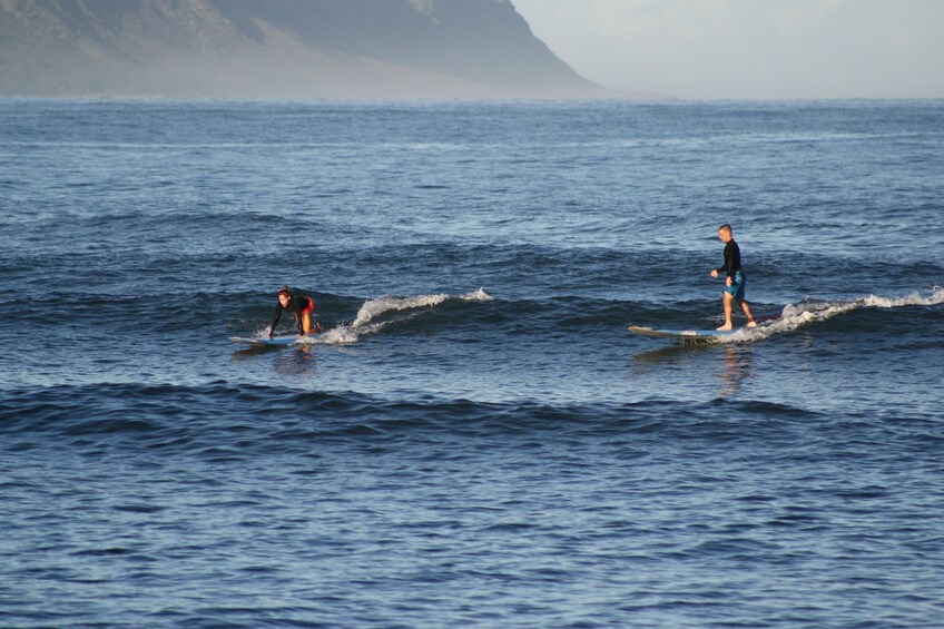 Surfers in Haleiwa
