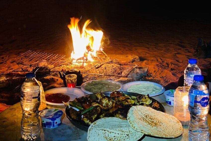 Dinnertime at the cave