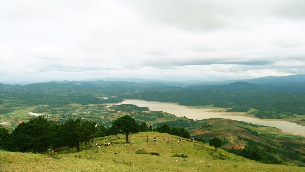 Lang Biang mountain in Da Lat Vietnam