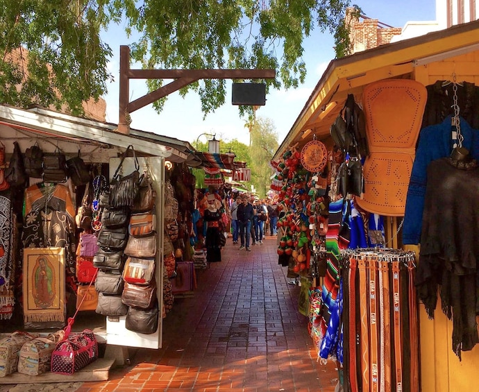 Open air market in LA