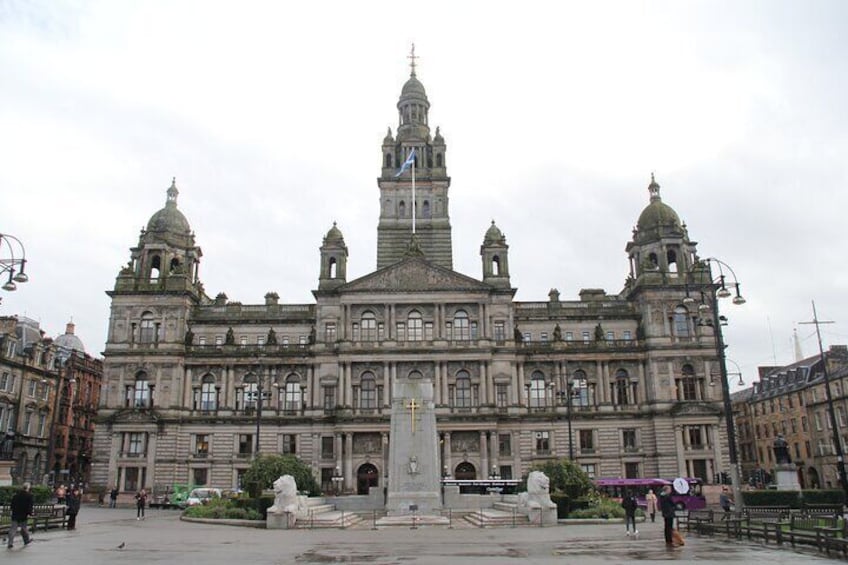 The grand Glasgow City Chambers