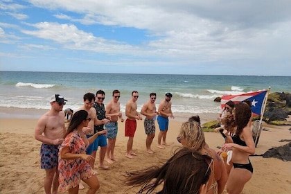 Sunset Salsa Beach Class in San Juan, Puerto Rico