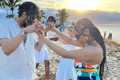 Salsa Tours PR Sunset Salsa Beach Class in San Juan, Puerto Rico