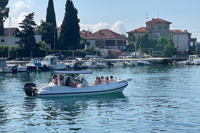 Private speedboat tour Long Island, Sakarun beach, Golubinka Cave