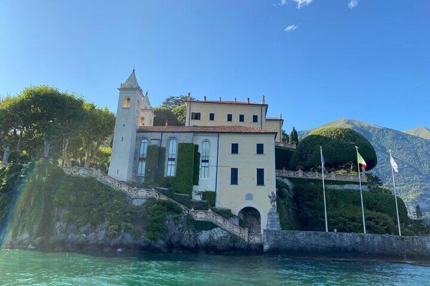 Villa del Balbianello by boat from