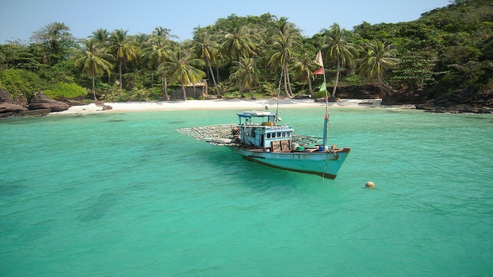 Fishing boat off the coast of Phu Quoc Island