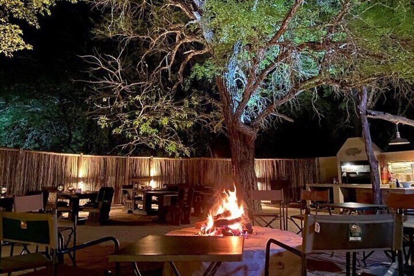 Sabie Game Reserve Sunset Safari Tour with Dinner