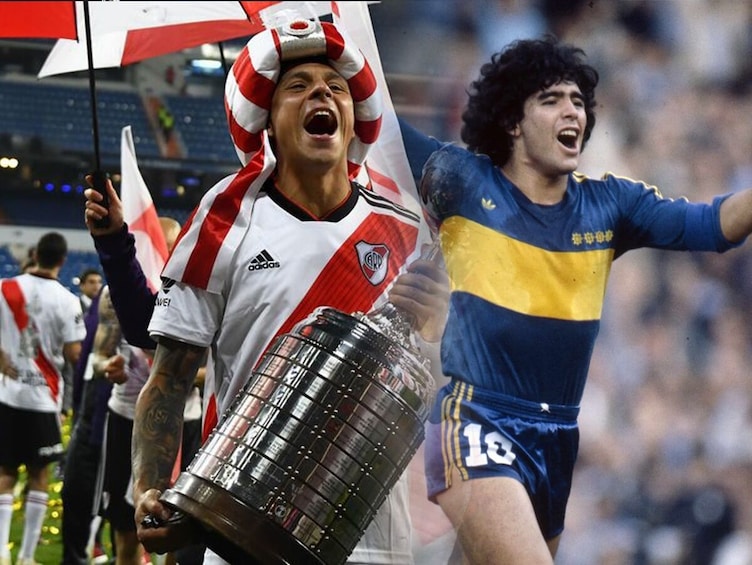 Combo Football: Hop on hop off 48hs River Plate Boca Juniors