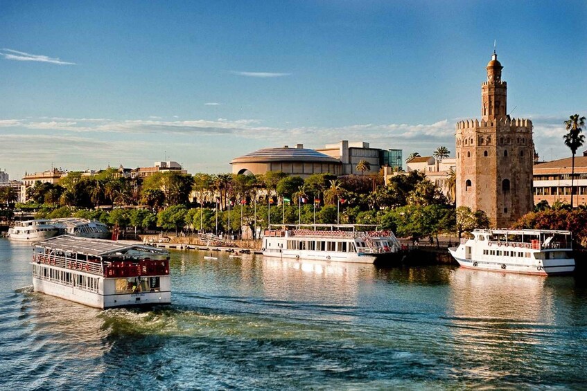 Picture 1 for Activity Artistic Seville 3-Hour Sightseeing Tour and Cruise