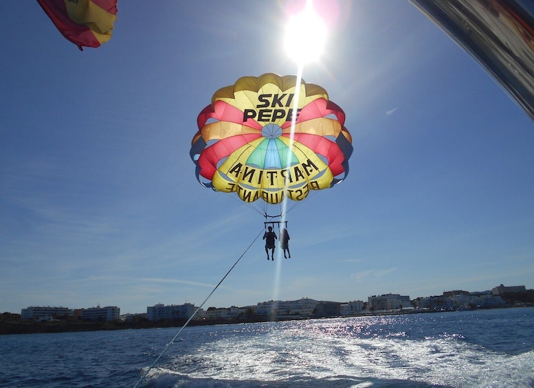 Picture 3 for Activity Santa Eulària des Riu: Parasailing Boat Cruise with Drinks