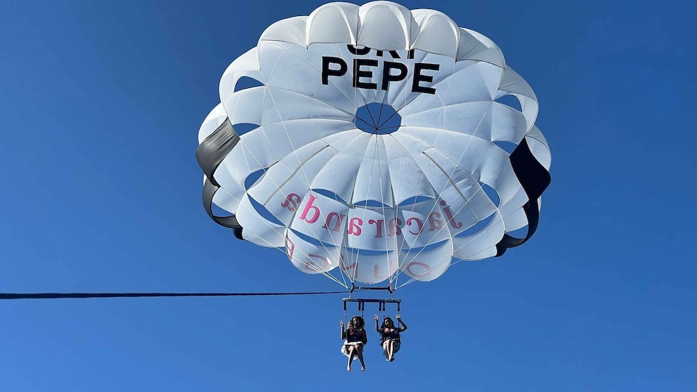 Picture 6 for Activity Santa Eulària des Riu: Parasailing Boat Cruise with Drinks