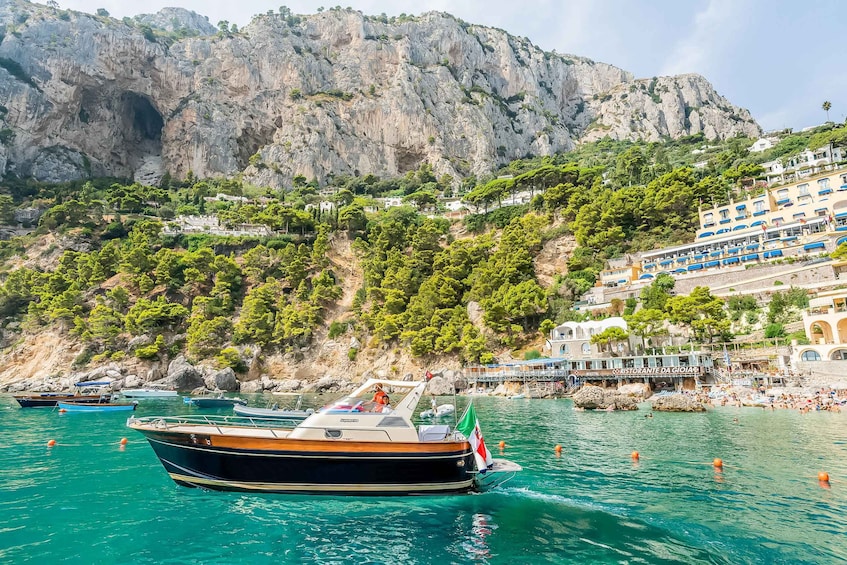 Picture 1 for Activity Sorrento: Exclusive Capri Boat Tour and Optional Blue Grotto