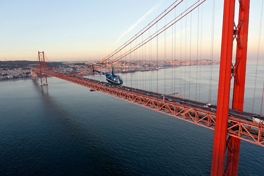 360 Lisboa SkyWalk:Old Town Walking, Helicopter flight & Sailing Waterfront