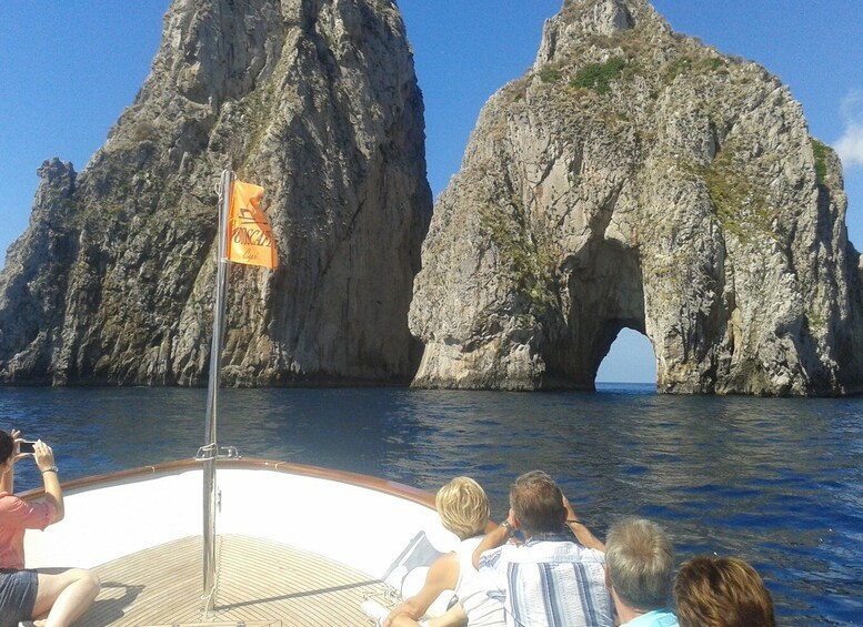 Picture 1 for Activity Capri: Boat Tour, Blue Grotto, Funicular, Lunch DIY Package