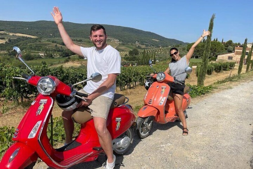 The Ultimate Chianti Vespa Tour from San Gimignano