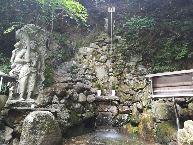 Stone statue in Kyoto