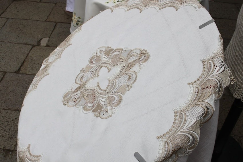 Lace linen in Italy