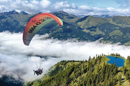 Private paragliding tandem flight in Fulseck