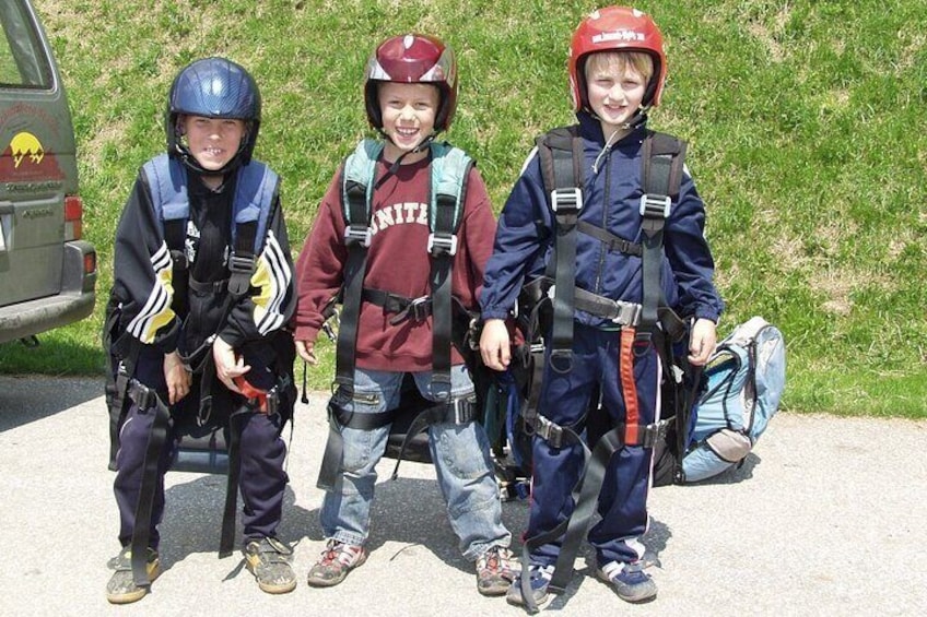 Private paragliding tandem flight in Fulseck