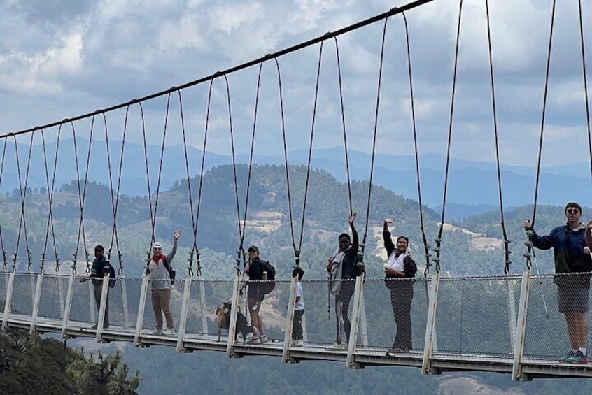 Guided Hiking in Pueblos Mancomunados on Sierra Norte 