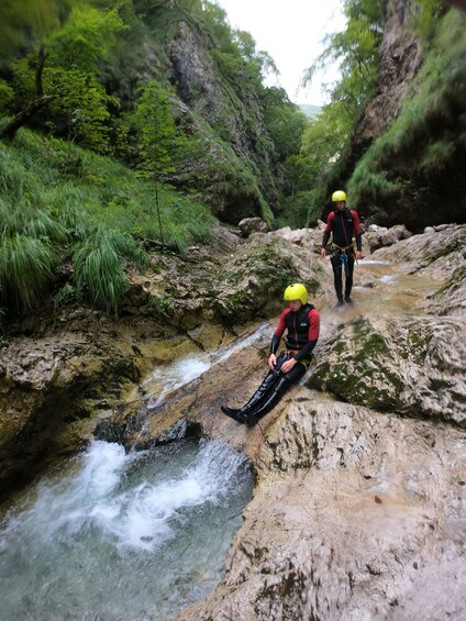 Picture 3 for Activity From Bovec: Half-Day Canyoning Tour in Soča Valley