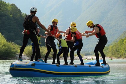 Der Fluss Soča: Familien-Rafting-Abenteuer, mit Fotos