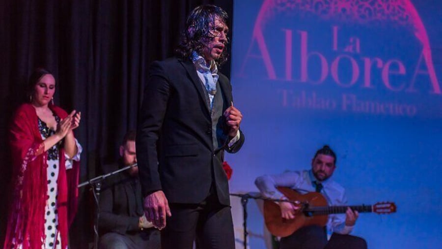 Luis de Luis in Tablao La Alboreá