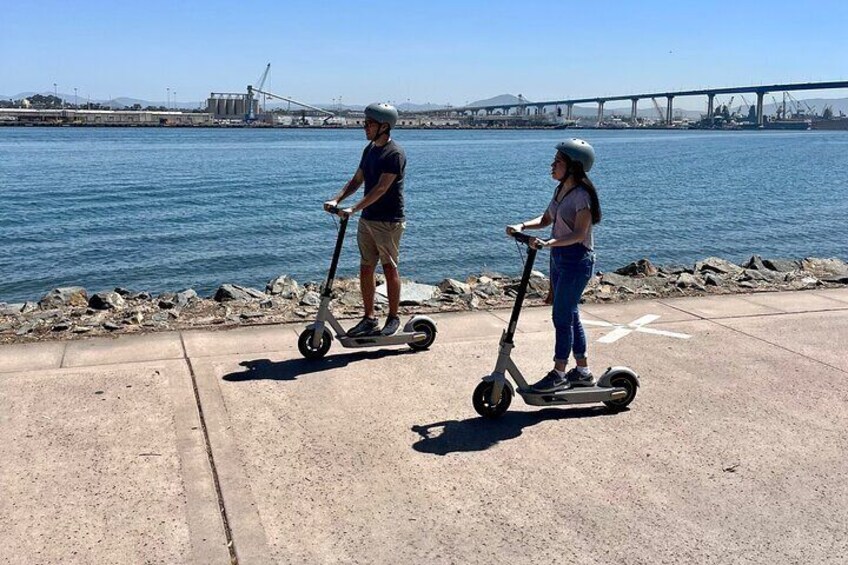 Exploring tidelands park and Coronado Bridge