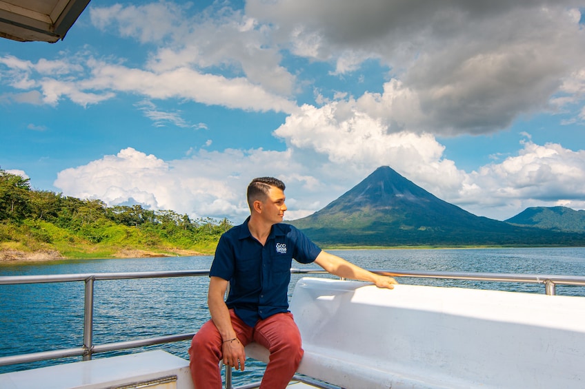 Arenal Lake Boat Trip ( pantoon boat ) NEW