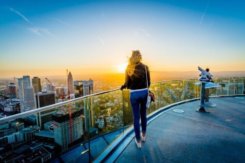 Frankfurt MAIN TOWER with Tickets, Guide and Old Town Tour