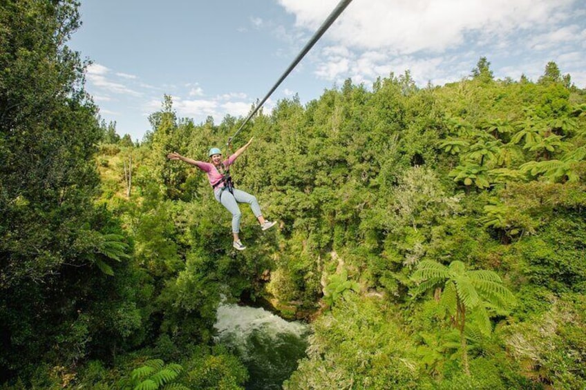 Okere Falls Zipline Experience