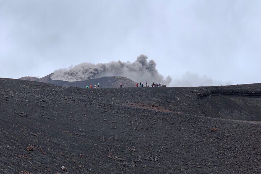 Explosions and ash emissions from Southeast Crater