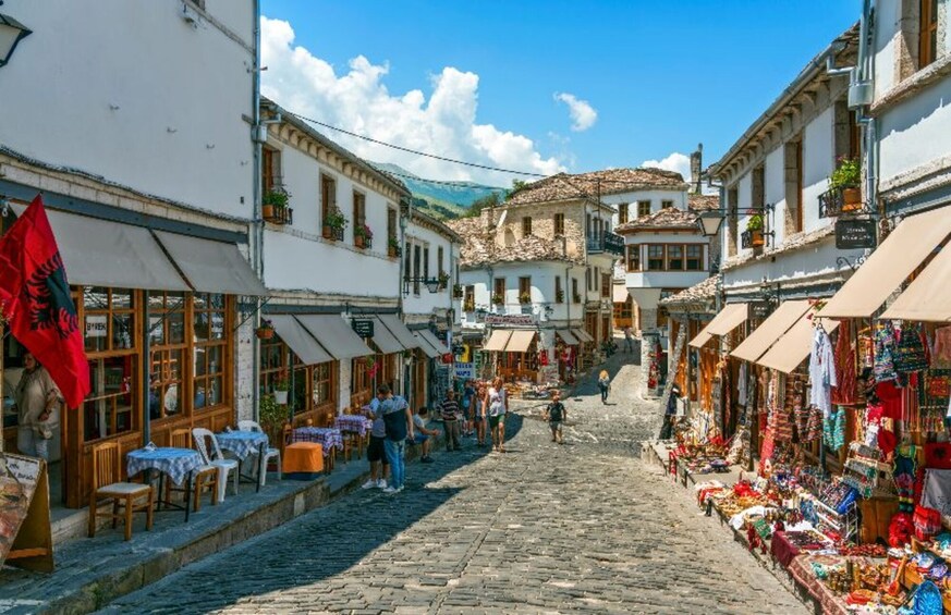 Gjirokaster walking Tour The Old Baazar, Cfake, Dunavat, Ali Pasha Bridge