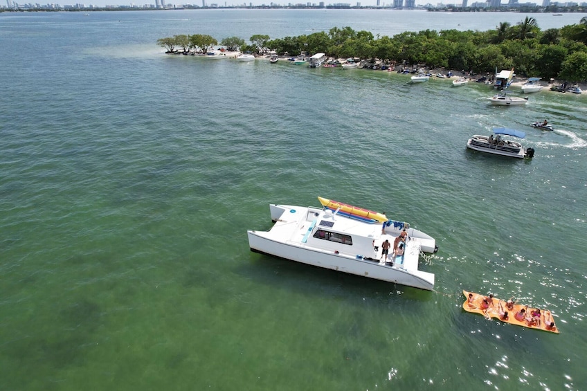 Catamaran Cruise with Jetskis, water activities in Miamis