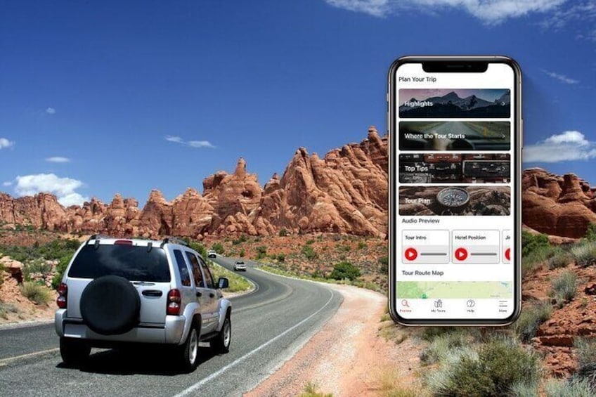 Self Guided Audio Tour in Arches and Canyonlands