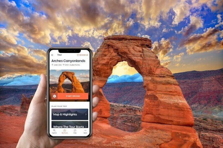 Self Guided Audio Tour in Arches and Canyonlands