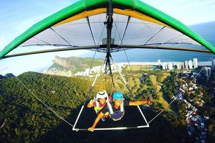 Tandem Hang Gliding Flight at Pedra Bonita - Rio de Janeiro by Rio Eco Trip