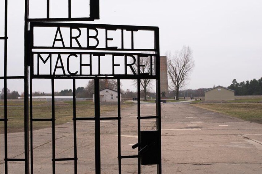 Camp Gates at Sachsenhausen: 'Work Will Set You Free'