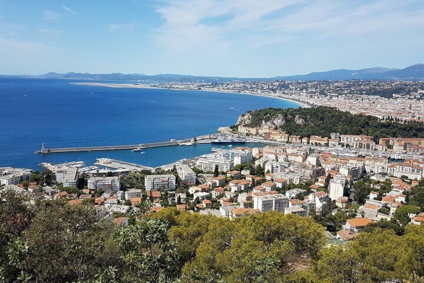 Panoramic view of Nice