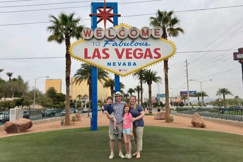 California Desert, Seven Magic Mountains and Las Vegas Sign