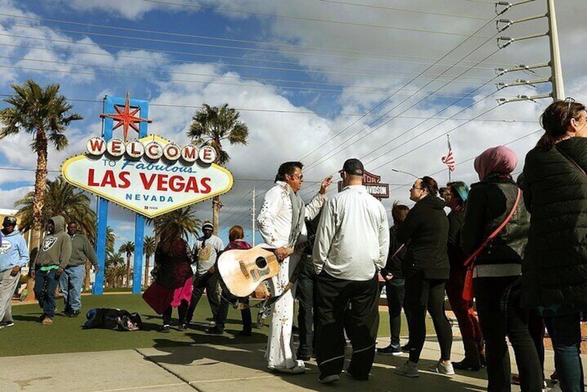 California Desert, Seven Magic Mountains and Las Vegas Sign