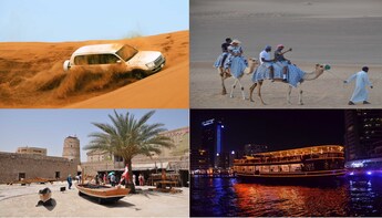 Hot Trio: Safari, Dhow Cruise and Dubai City Tour Combo