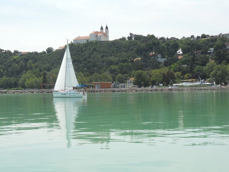 Sailboat on Lake Balaton in Hungary